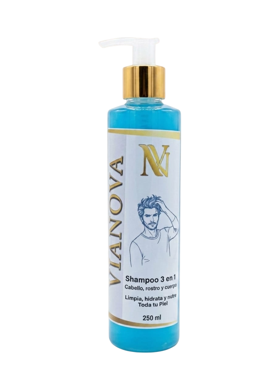Shampoo 3 en 1 Caballeros