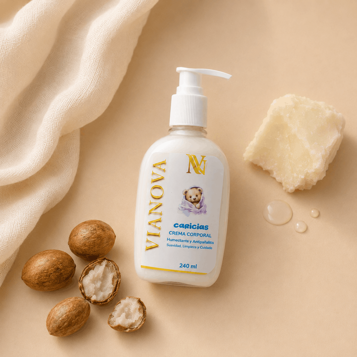 Crema Corporal Caricias 240ml - Image 4