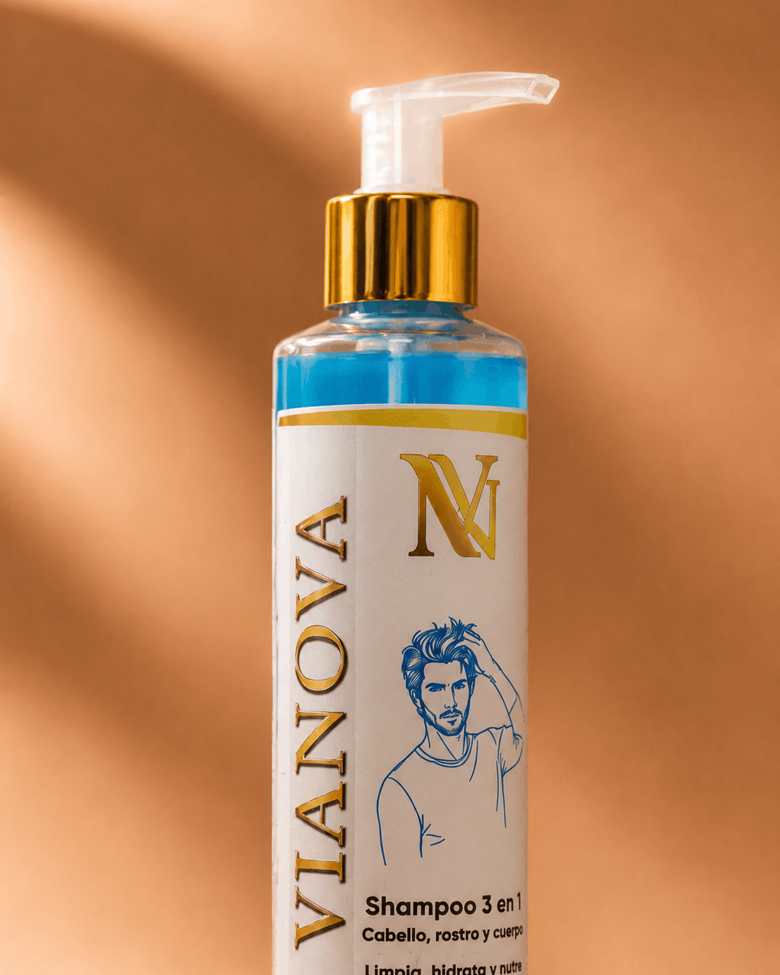Shampoo 3 en 1 Caballeros 250ml - Image 2